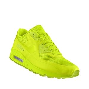 Custom volt neon yellow Air Max 90